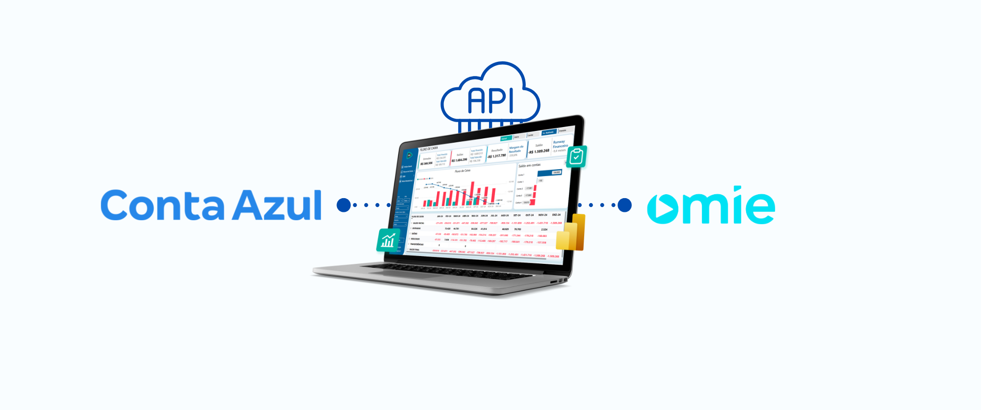 Integração automática com Conta Azul e Omie via API